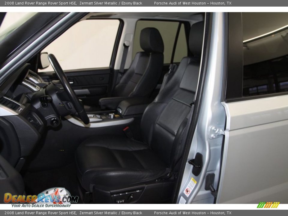 2008 Land Rover Range Rover Sport HSE Zermatt Silver Metallic / Ebony Black Photo #20