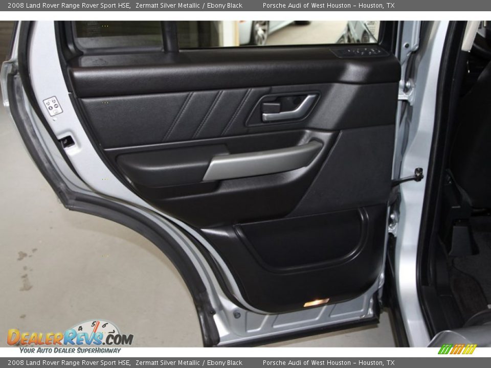 2008 Land Rover Range Rover Sport HSE Zermatt Silver Metallic / Ebony Black Photo #21
