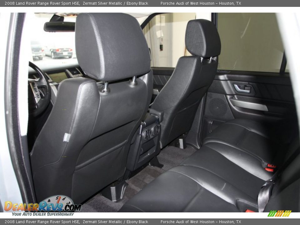 2008 Land Rover Range Rover Sport HSE Zermatt Silver Metallic / Ebony Black Photo #22