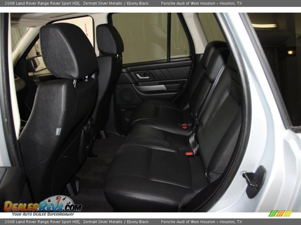 2008 Land Rover Range Rover Sport HSE Zermatt Silver Metallic / Ebony Black Photo #23