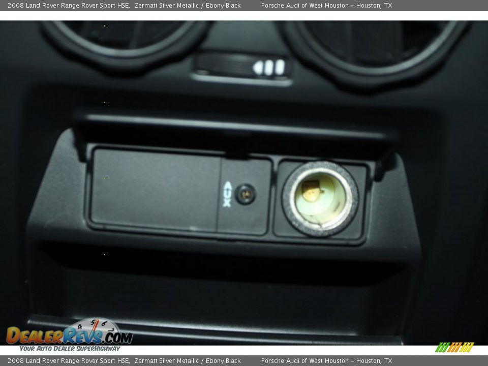 2008 Land Rover Range Rover Sport HSE Zermatt Silver Metallic / Ebony Black Photo #26