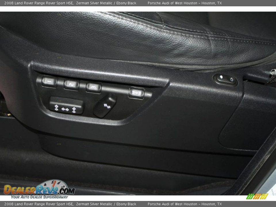 2008 Land Rover Range Rover Sport HSE Zermatt Silver Metallic / Ebony Black Photo #28