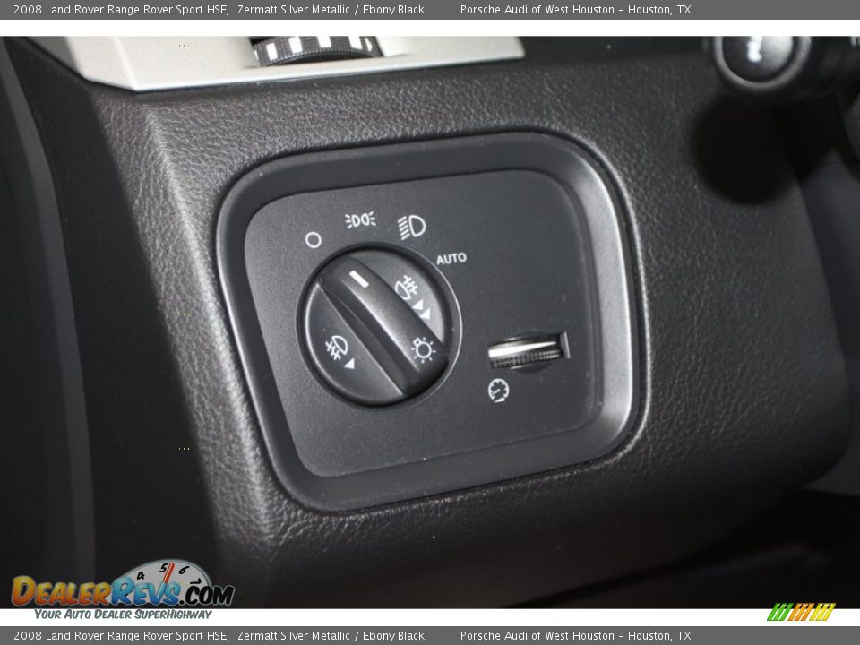 2008 Land Rover Range Rover Sport HSE Zermatt Silver Metallic / Ebony Black Photo #31