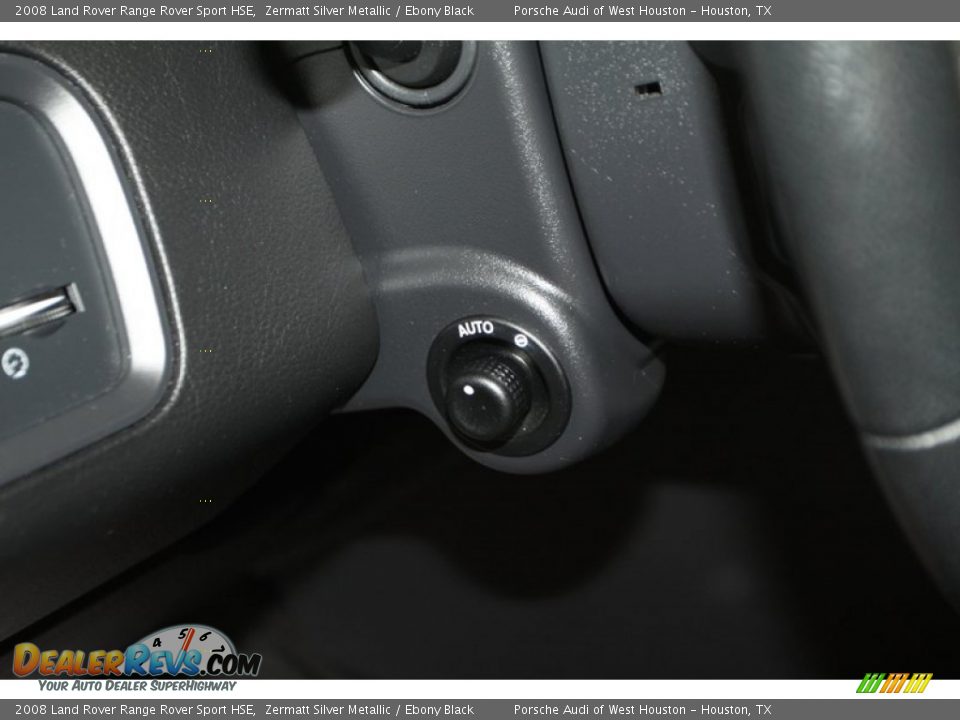 2008 Land Rover Range Rover Sport HSE Zermatt Silver Metallic / Ebony Black Photo #32