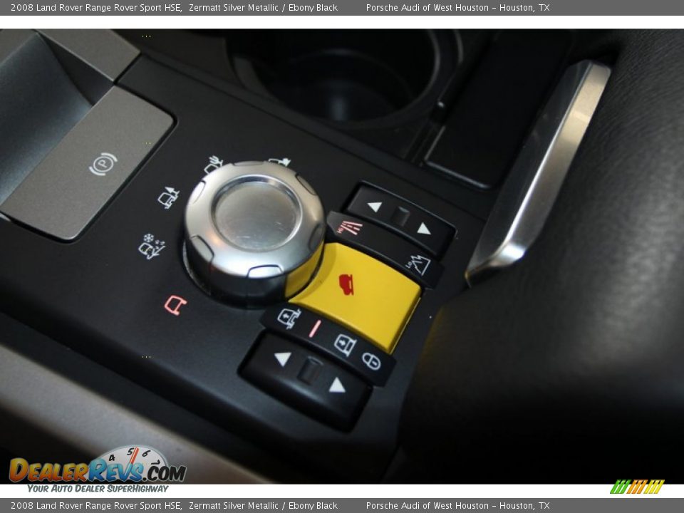 2008 Land Rover Range Rover Sport HSE Zermatt Silver Metallic / Ebony Black Photo #33
