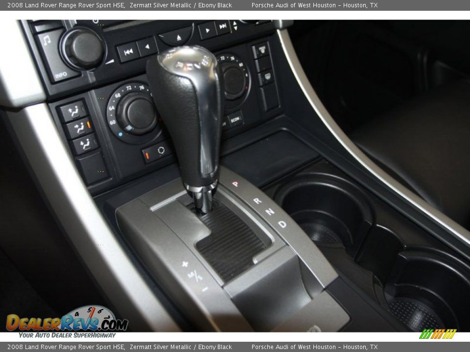 2008 Land Rover Range Rover Sport HSE Zermatt Silver Metallic / Ebony Black Photo #34