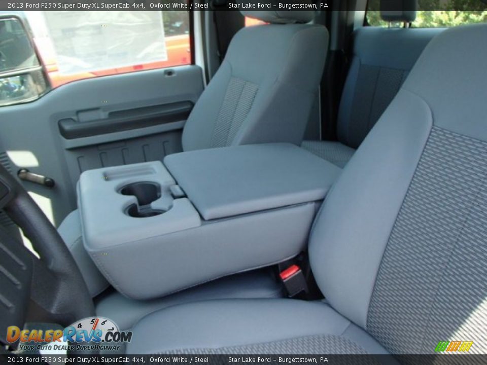 2013 Ford F250 Super Duty XL SuperCab 4x4 Oxford White / Steel Photo #18