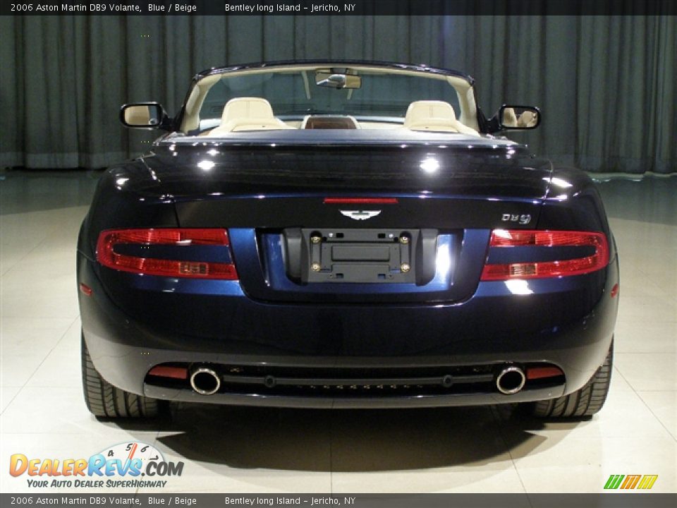 2006 Aston Martin DB9 Volante Blue / Beige Photo #16