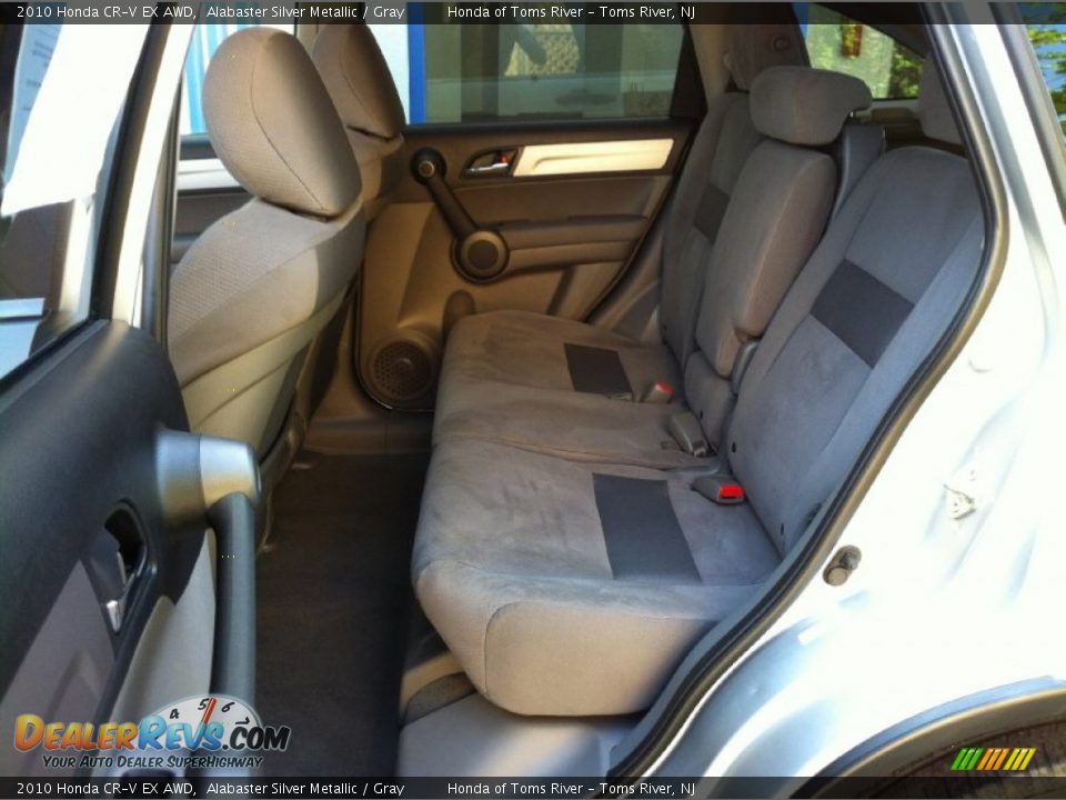 2010 Honda CR-V EX AWD Alabaster Silver Metallic / Gray Photo #7