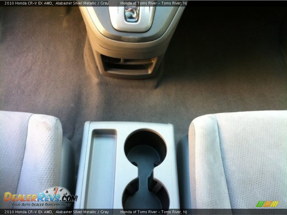 2010 Honda CR-V EX AWD Alabaster Silver Metallic / Gray Photo #12