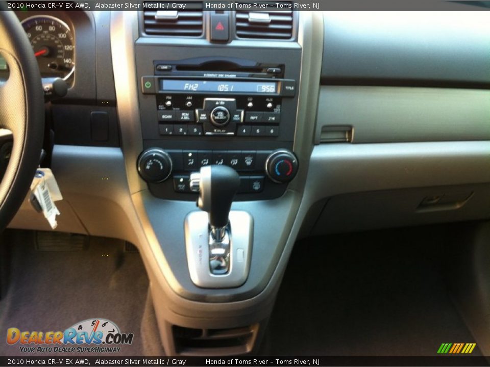 2010 Honda CR-V EX AWD Alabaster Silver Metallic / Gray Photo #13