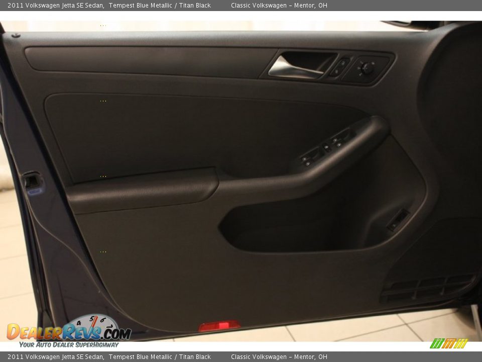 2011 Volkswagen Jetta SE Sedan Tempest Blue Metallic / Titan Black Photo #4