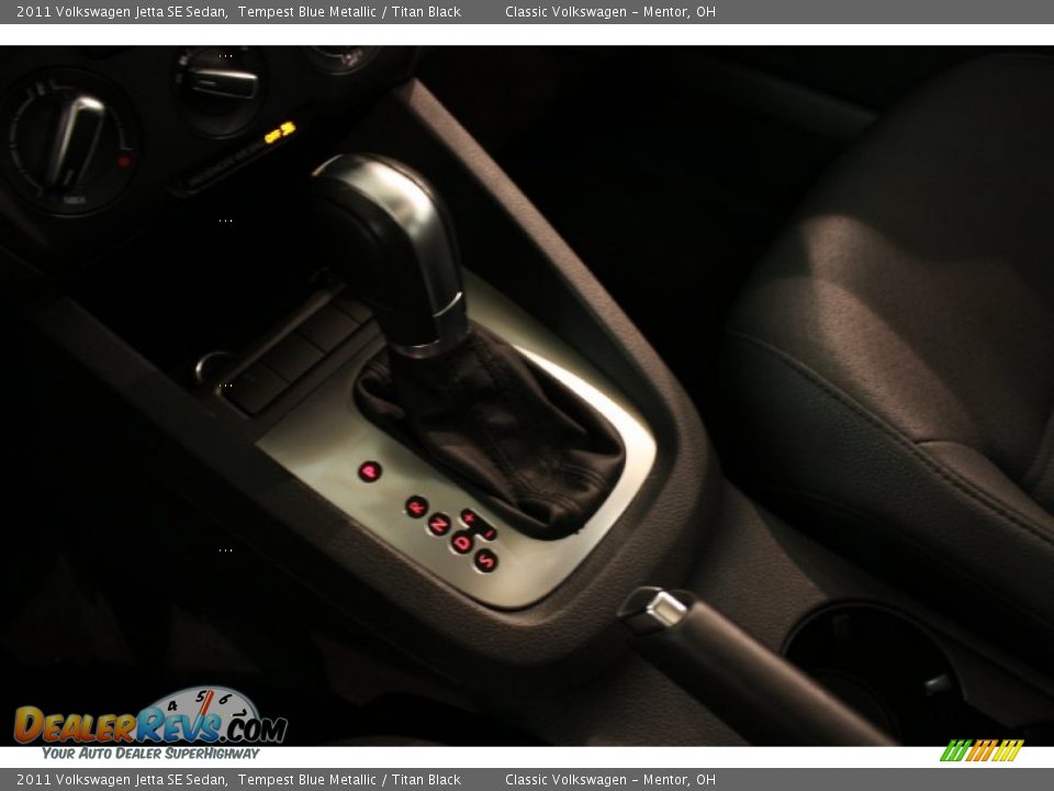 2011 Volkswagen Jetta SE Sedan Tempest Blue Metallic / Titan Black Photo #10