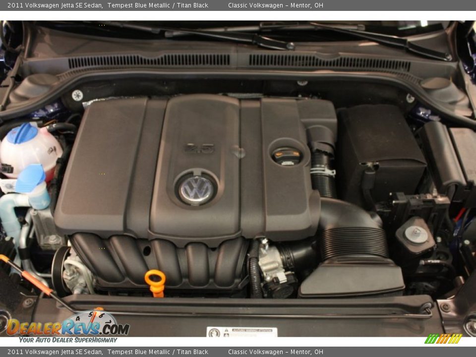 2011 Volkswagen Jetta SE Sedan Tempest Blue Metallic / Titan Black Photo #15