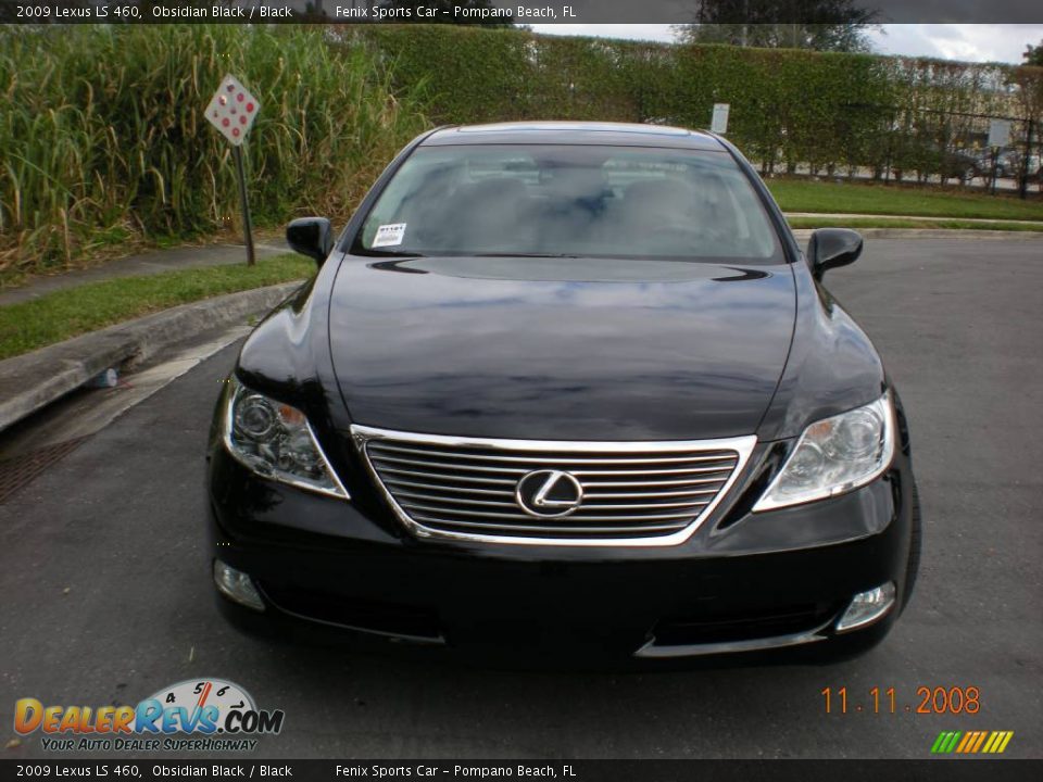 2009 Lexus LS 460 Obsidian Black / Black Photo #1