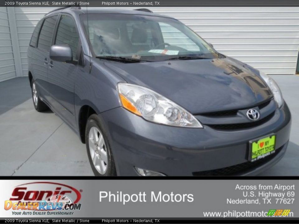2009 Toyota Sienna XLE Slate Metallic / Stone Photo #1