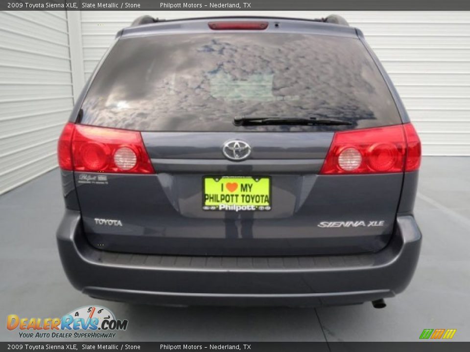 2009 Toyota Sienna XLE Slate Metallic / Stone Photo #4