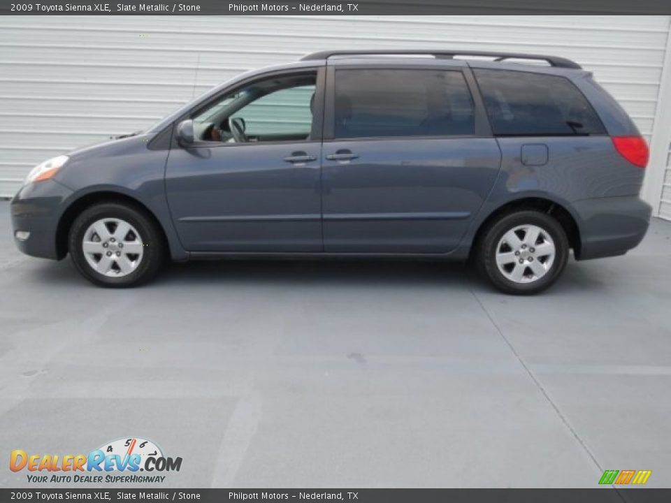2009 Toyota Sienna XLE Slate Metallic / Stone Photo #5