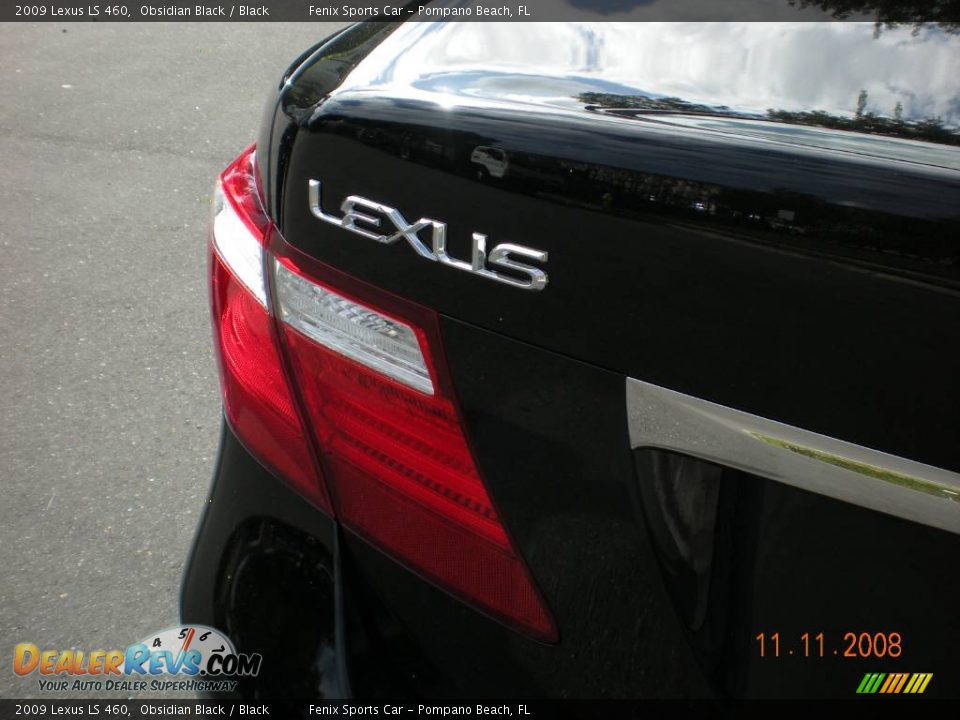 2009 Lexus LS 460 Obsidian Black / Black Photo #14