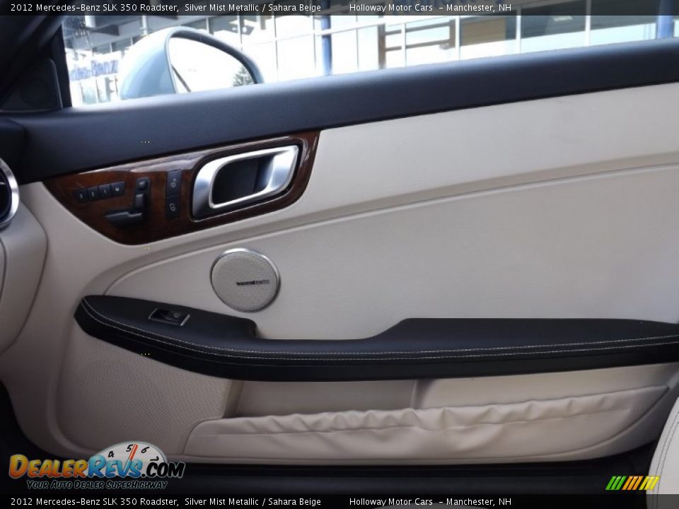 2012 Mercedes-Benz SLK 350 Roadster Silver Mist Metallic / Sahara Beige Photo #8