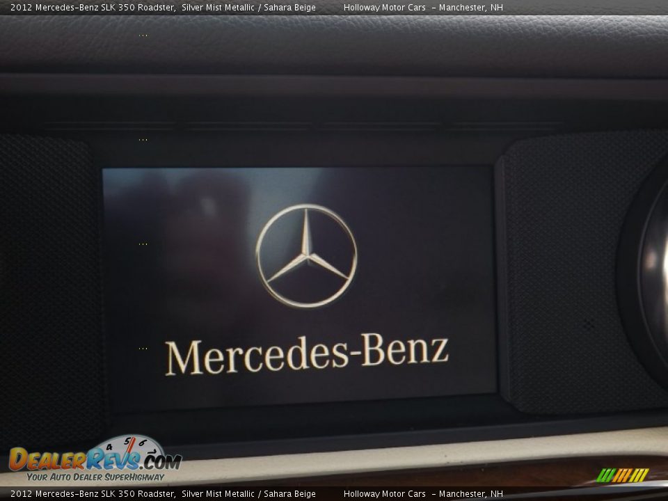 2012 Mercedes-Benz SLK 350 Roadster Silver Mist Metallic / Sahara Beige Photo #9