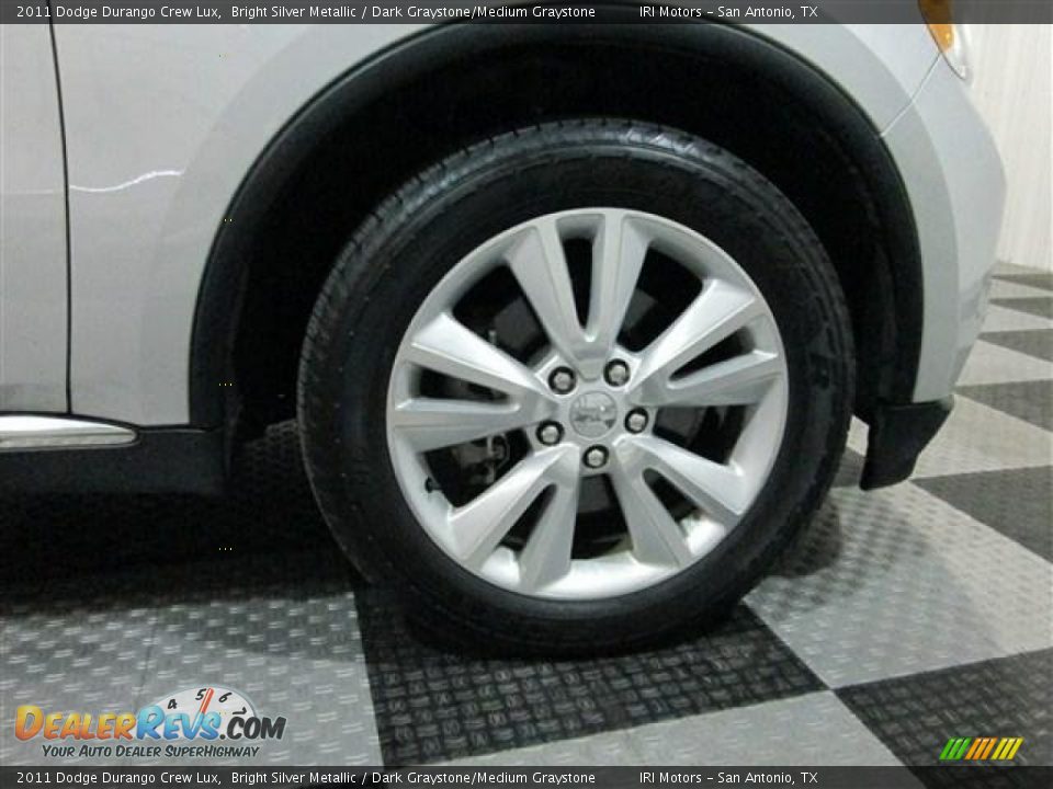 2011 Dodge Durango Crew Lux Bright Silver Metallic / Dark Graystone/Medium Graystone Photo #8
