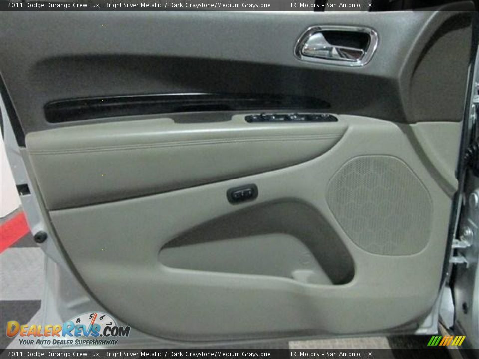 2011 Dodge Durango Crew Lux Bright Silver Metallic / Dark Graystone/Medium Graystone Photo #9