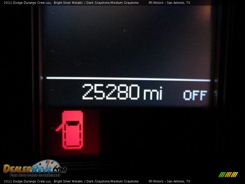 2011 Dodge Durango Crew Lux Bright Silver Metallic / Dark Graystone/Medium Graystone Photo #12