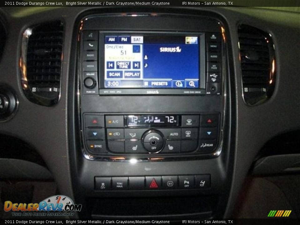 2011 Dodge Durango Crew Lux Bright Silver Metallic / Dark Graystone/Medium Graystone Photo #14