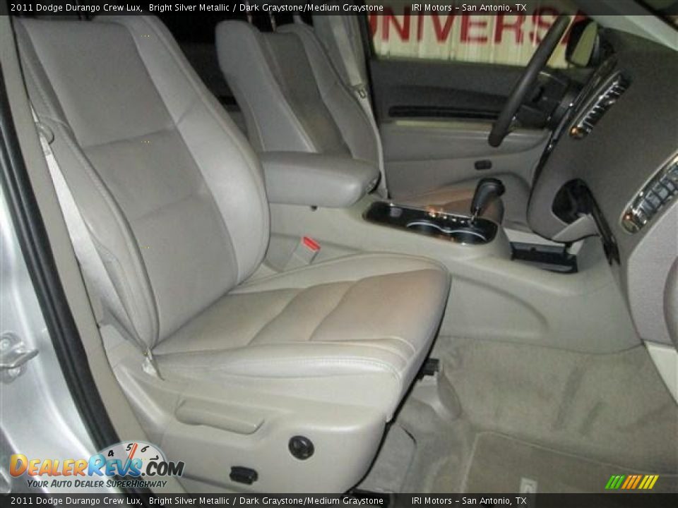 2011 Dodge Durango Crew Lux Bright Silver Metallic / Dark Graystone/Medium Graystone Photo #18