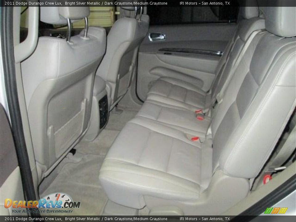 2011 Dodge Durango Crew Lux Bright Silver Metallic / Dark Graystone/Medium Graystone Photo #20