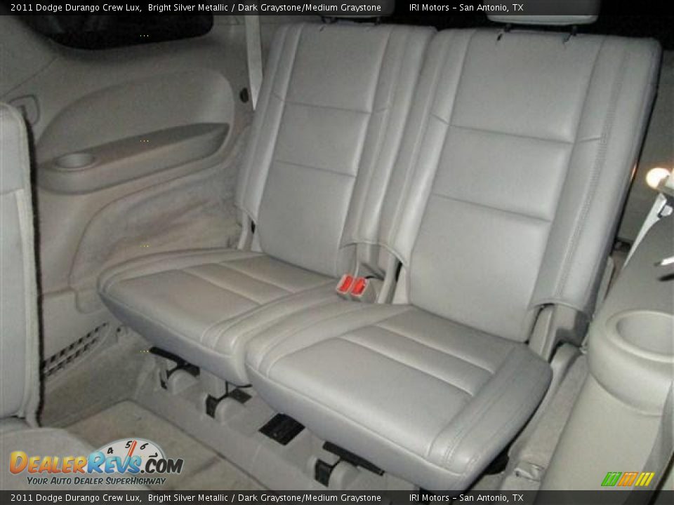 2011 Dodge Durango Crew Lux Bright Silver Metallic / Dark Graystone/Medium Graystone Photo #21