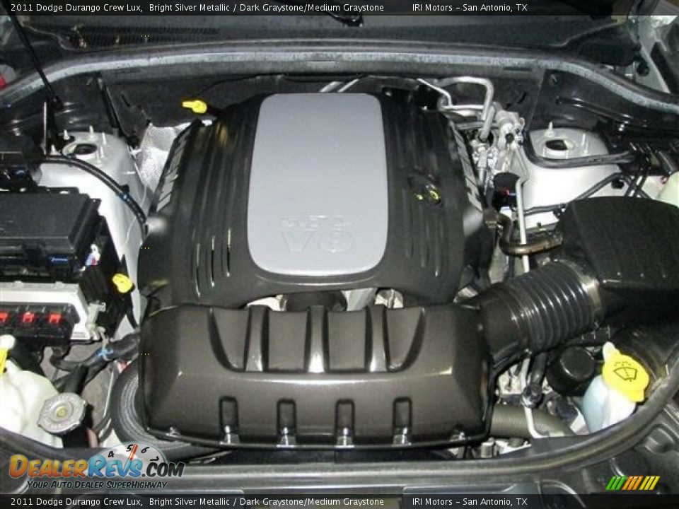 2011 Dodge Durango Crew Lux Bright Silver Metallic / Dark Graystone/Medium Graystone Photo #23