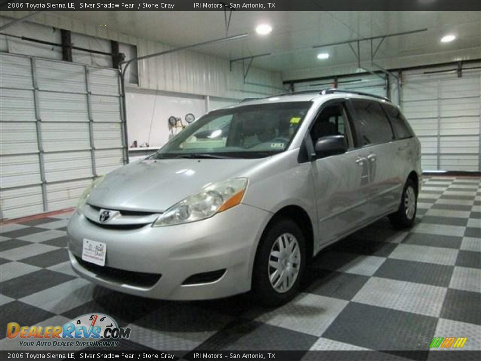 2006 Toyota Sienna LE Silver Shadow Pearl / Stone Gray Photo #3