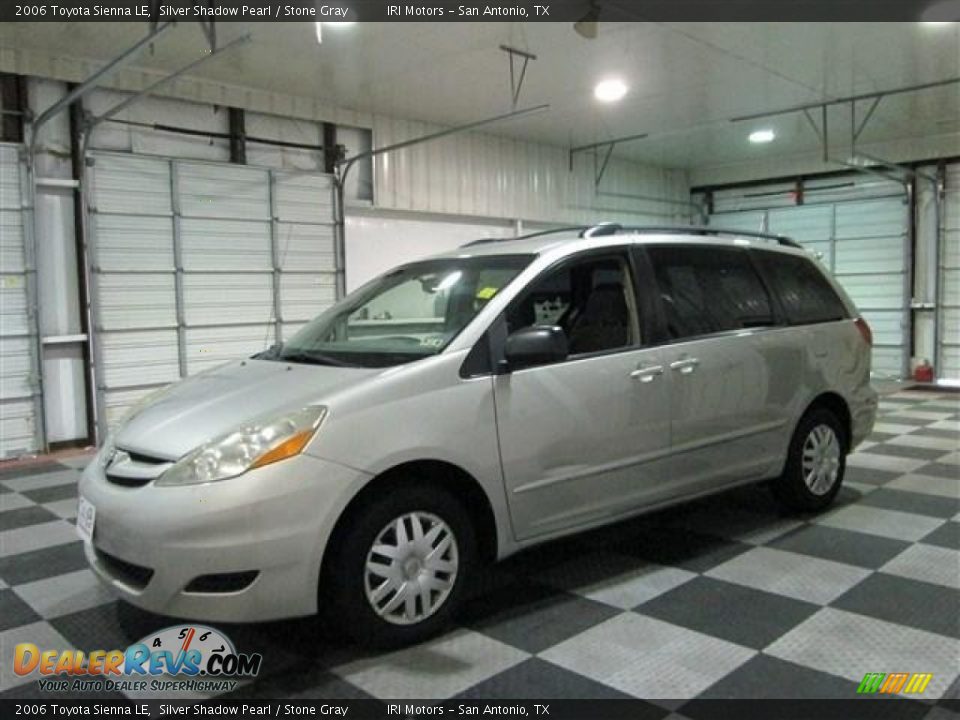 2006 Toyota Sienna LE Silver Shadow Pearl / Stone Gray Photo #4