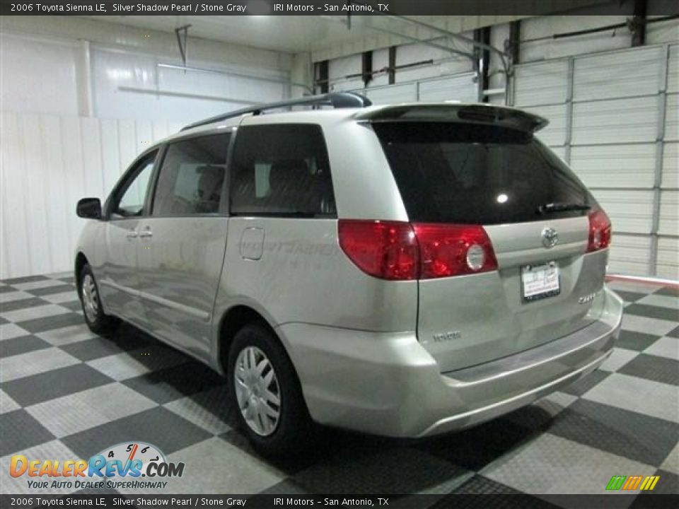 2006 Toyota Sienna LE Silver Shadow Pearl / Stone Gray Photo #5