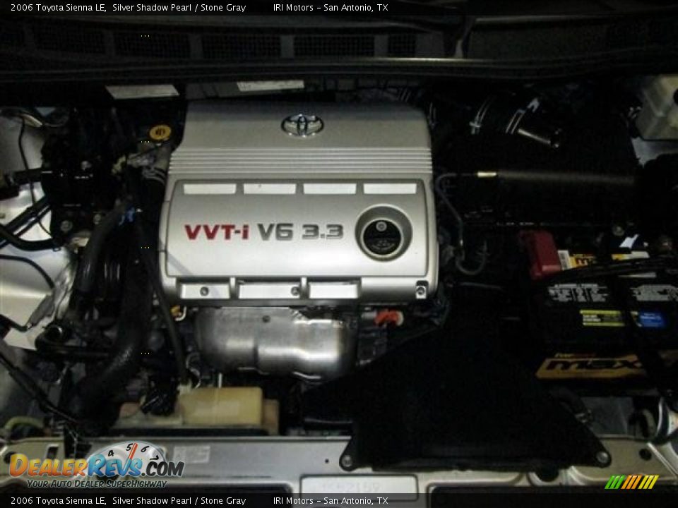 2006 Toyota Sienna LE Silver Shadow Pearl / Stone Gray Photo #23