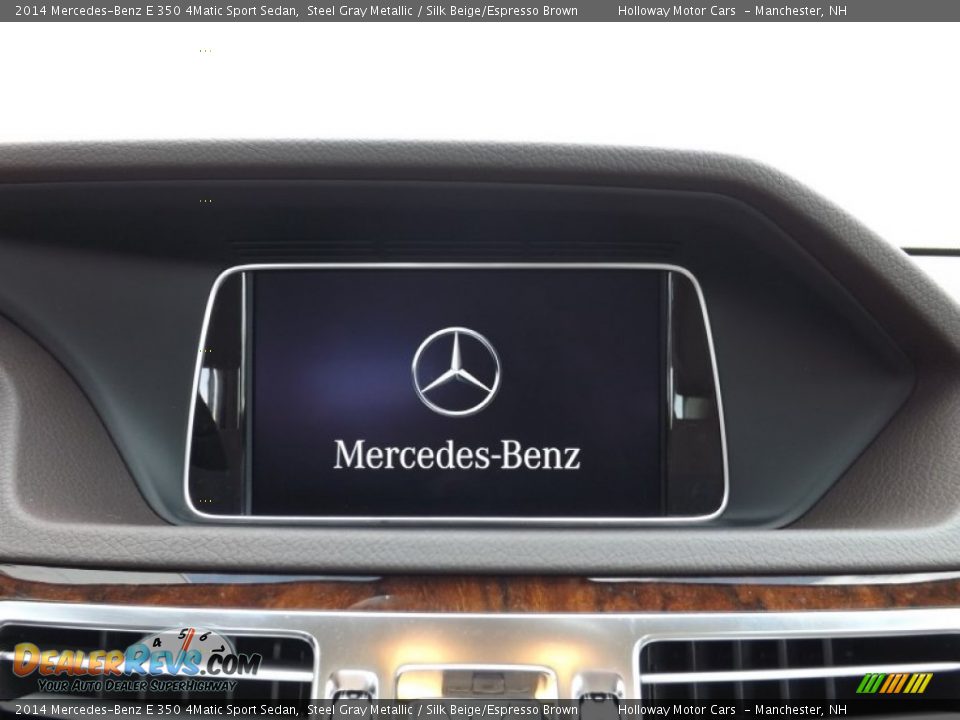 2014 Mercedes-Benz E 350 4Matic Sport Sedan Steel Gray Metallic / Silk Beige/Espresso Brown Photo #9