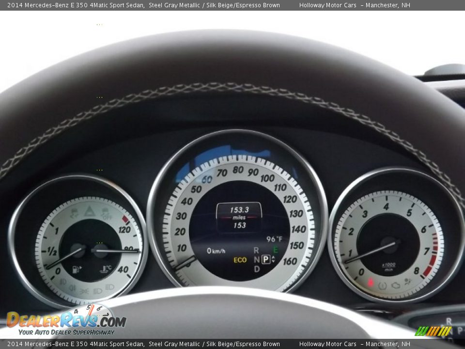 2014 Mercedes-Benz E 350 4Matic Sport Sedan Steel Gray Metallic / Silk Beige/Espresso Brown Photo #11