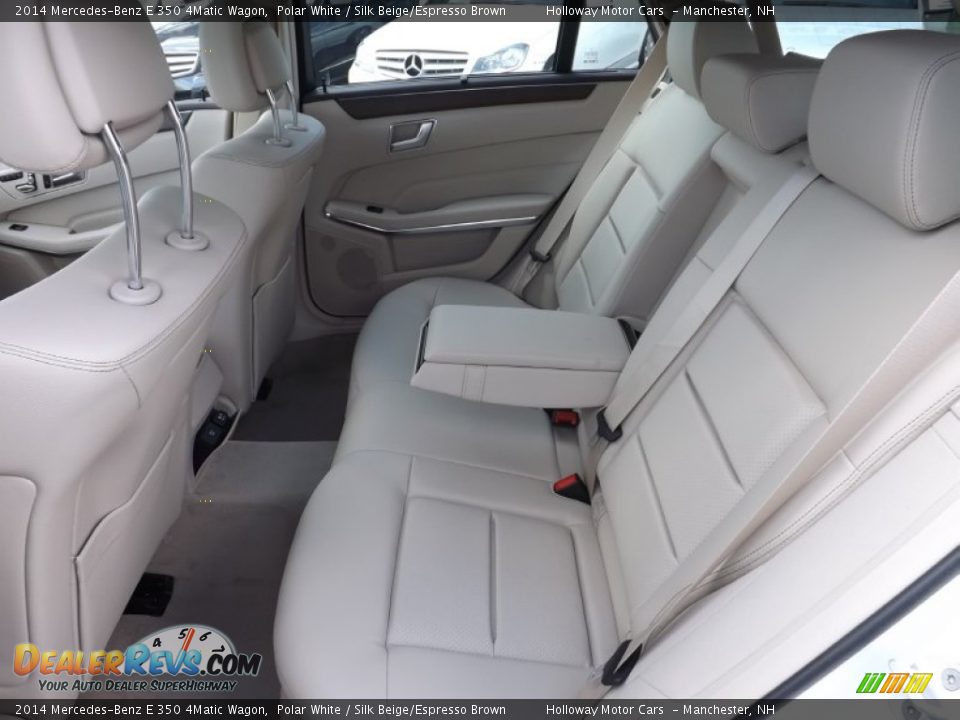 Rear Seat of 2014 Mercedes-Benz E 350 4Matic Wagon Photo #6