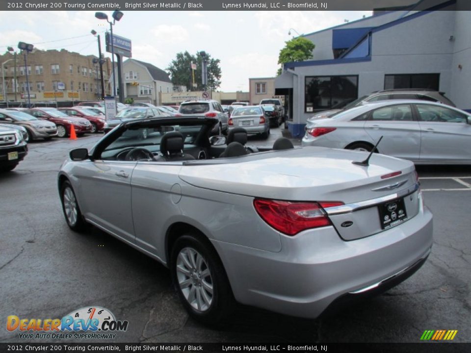 2012 Chrysler 200 Touring Convertible Bright Silver Metallic / Black Photo #5