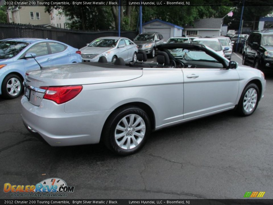 2012 Chrysler 200 Touring Convertible Bright Silver Metallic / Black Photo #6