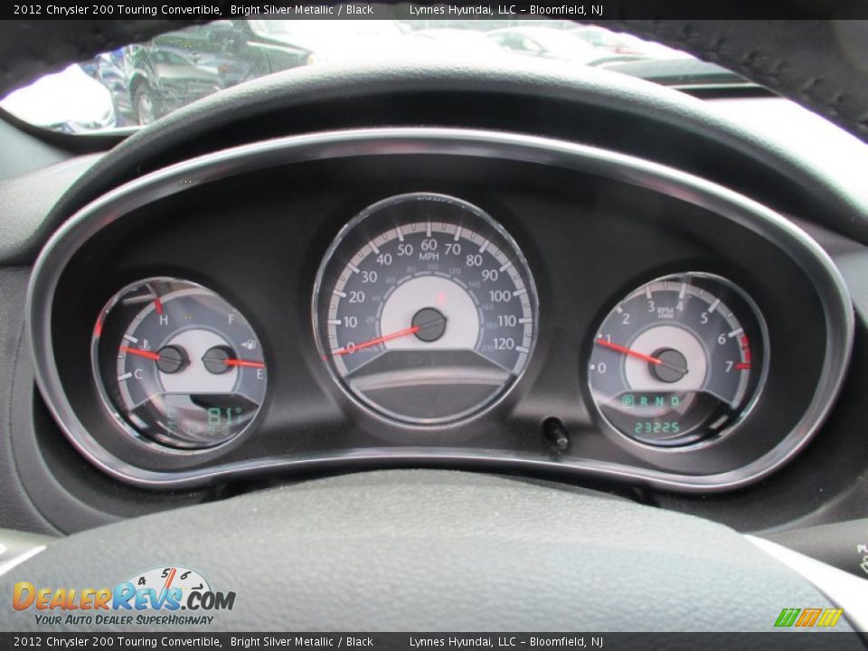 2012 Chrysler 200 Touring Convertible Bright Silver Metallic / Black Photo #9