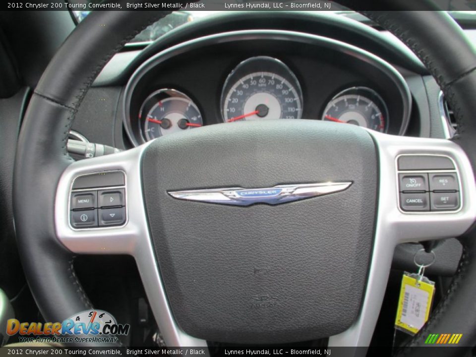 2012 Chrysler 200 Touring Convertible Bright Silver Metallic / Black Photo #10