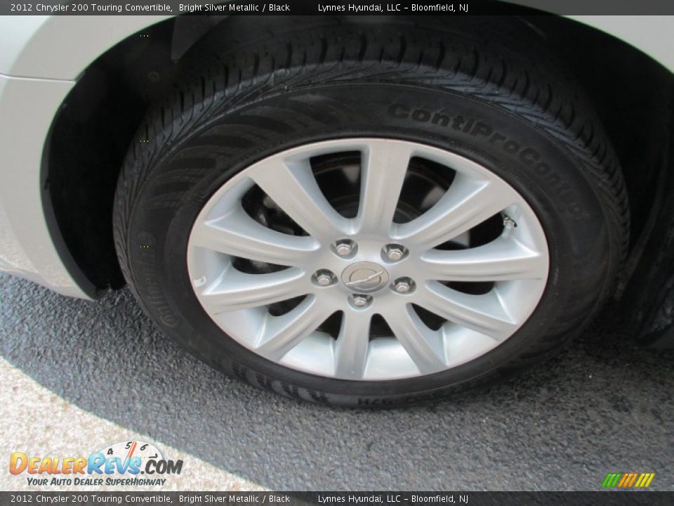 2012 Chrysler 200 Touring Convertible Bright Silver Metallic / Black Photo #13