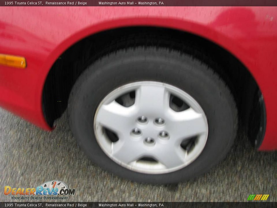 1995 Toyota Celica ST Renaissance Red / Beige Photo #3