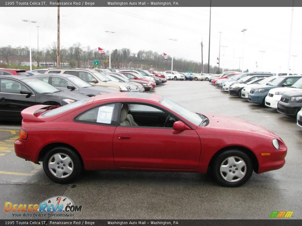 1995 Toyota Celica ST Renaissance Red / Beige Photo #5