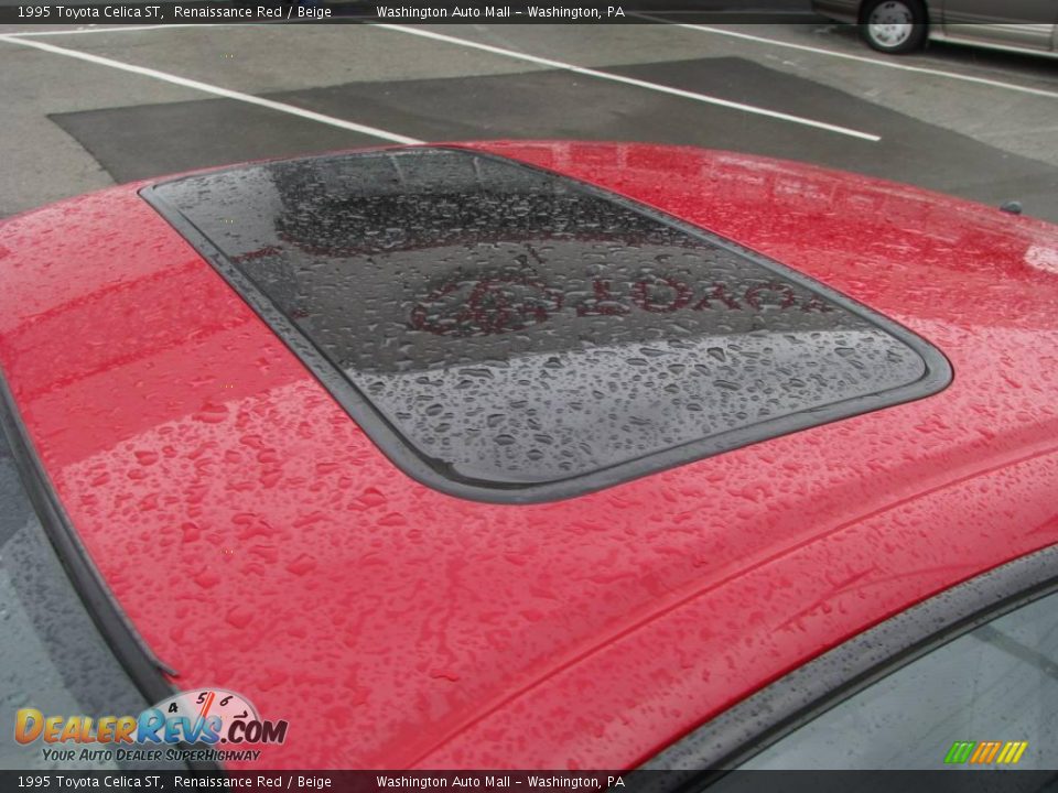 1995 Toyota Celica ST Renaissance Red / Beige Photo #7