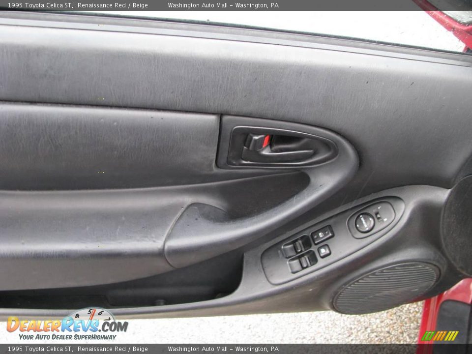 1995 Toyota Celica ST Renaissance Red / Beige Photo #9