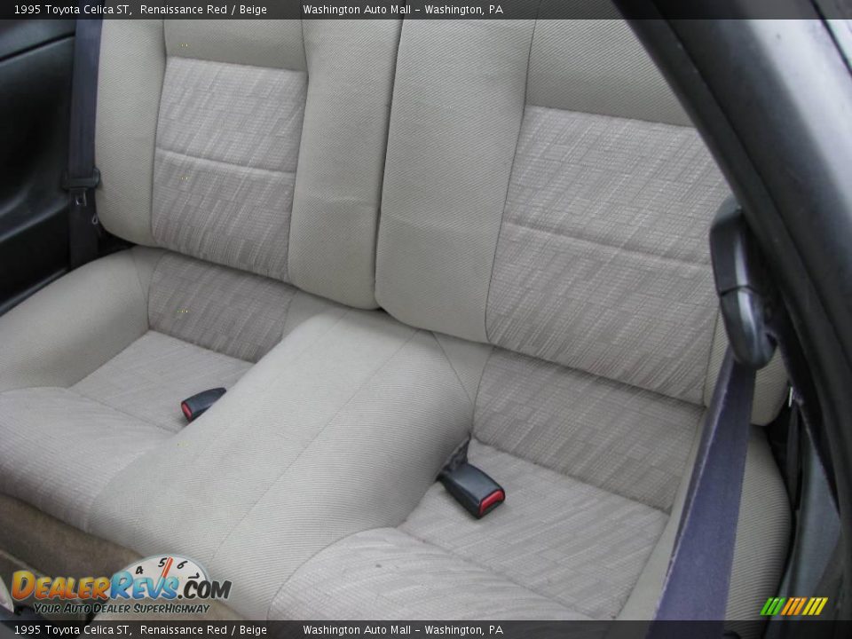 1995 Toyota Celica ST Renaissance Red / Beige Photo #10